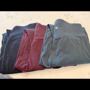 Lululemon align high-rise joggers size 10 in maroon